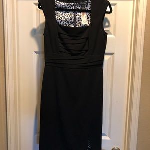 WHBM Black Stretch Dress NWT (341)